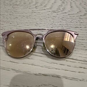 Quay Australia Gold Aviator Sunglasses